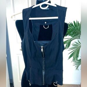 Lace up vest